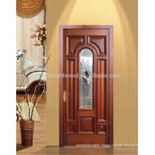 High Quality Teak Craved Solid Wooden Door